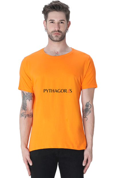 Round Neck Half Sleeve T-Shirt - Pythagoras Theorem