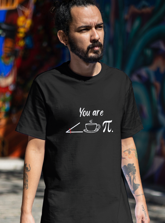 Round Neck Half Sleeve T-Shirt - You are Acutie Pie, Math T-Shirt