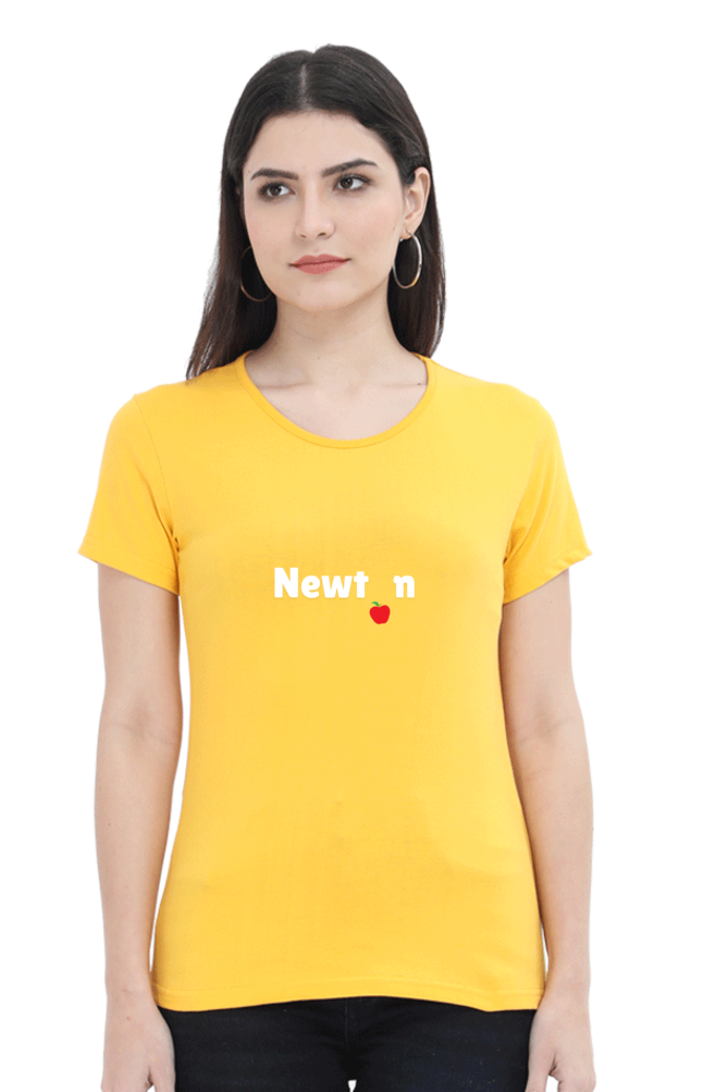 Round Neck Half Sleeve T-Shirt - Newton