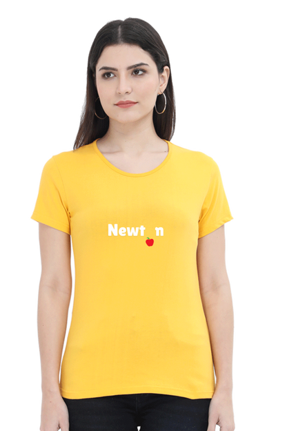 Round Neck Half Sleeve T-Shirt - Newton