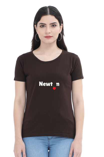 Round Neck Half Sleeve T-Shirt - Newton