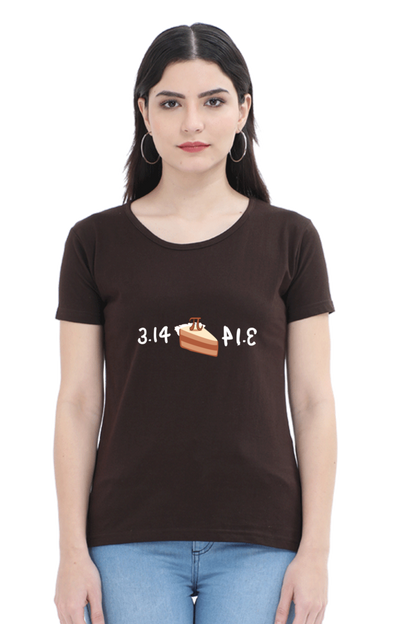 Round Neck Half Sleeve T-Shirt - Pi or Pie