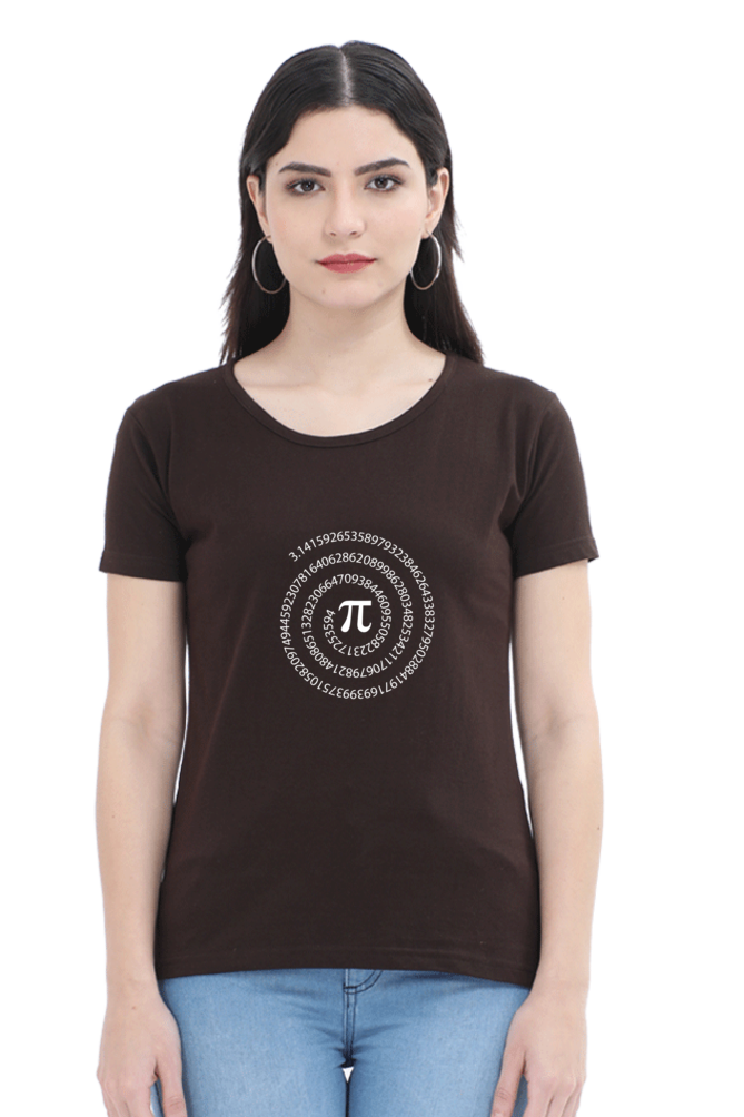 Round Neck Half Sleeve T-Shirt - Pi Number