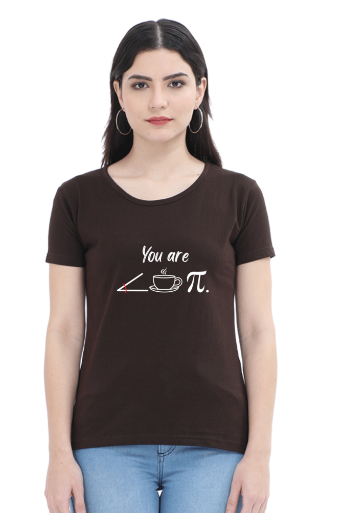 Round Neck Half Sleeve T-Shirt - You are Acutie Pie