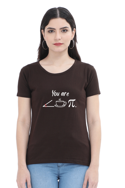 Round Neck Half Sleeve T-Shirt - You are Acutie Pie