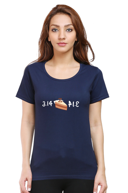 Round Neck Half Sleeve T-Shirt - Pi or Pie