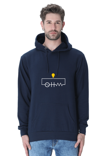 Unisex Hooded SweatShirt - OHM (Ω)