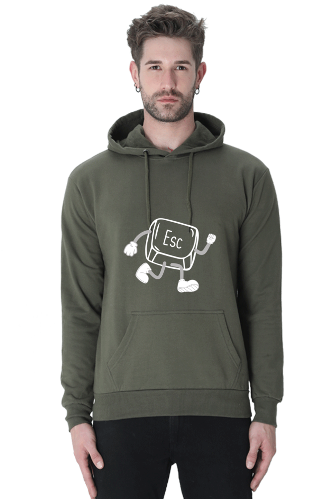 Unisex Hooded SweatShirt - ESC Button (Life Problems)