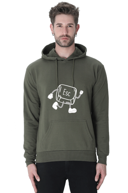 Unisex Hooded SweatShirt - ESC Button (Life Problems)