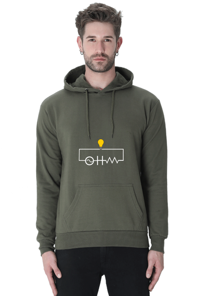 Unisex Hooded SweatShirt - OHM (Ω)