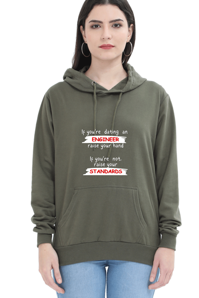 Unisex Hooded SweatShirt - If you're dating an ENGINEER