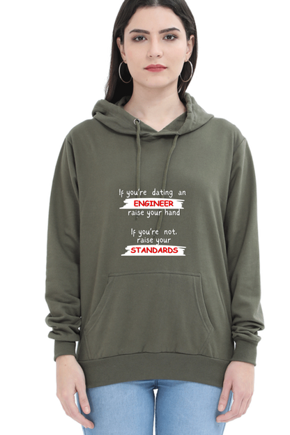 Unisex Hooded SweatShirt - If you're dating an ENGINEER