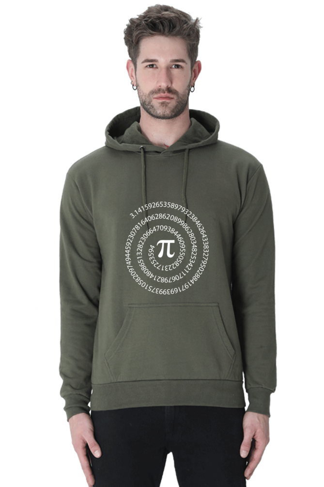 Unisex Hooded SweatShirt Regular Fit -Pi Number