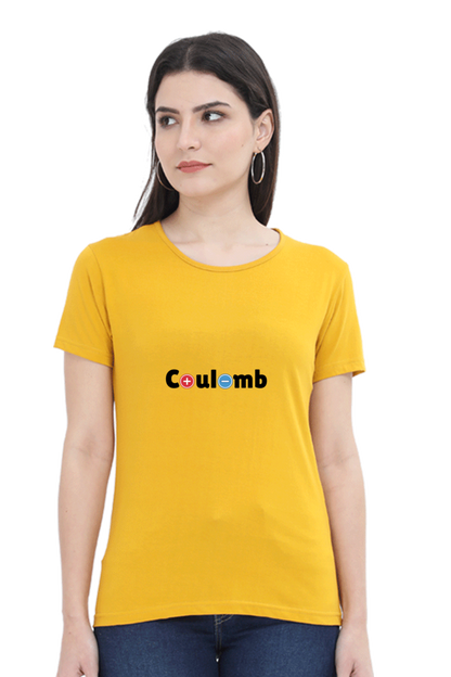 Round Neck Half Sleeve T-Shirt - Coulomb