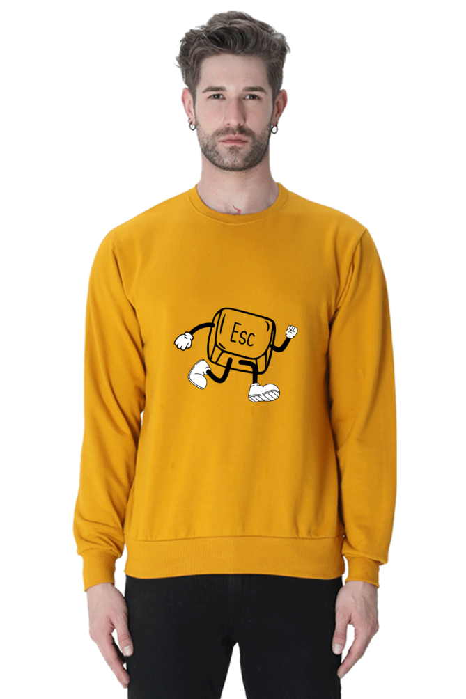 Unisex SweatShirt - ESC Button (Life Problems)