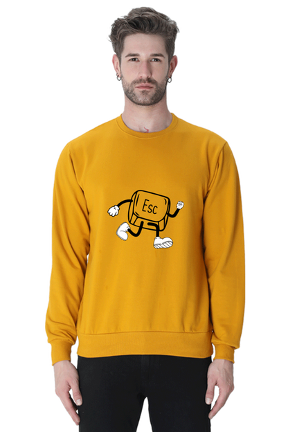 Unisex SweatShirt - ESC Button (Life Problems)