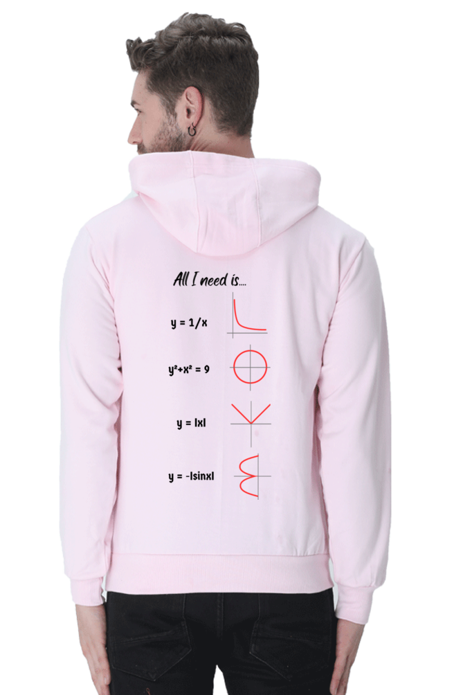 Unisex Hooded SweatShirt Regular Fit - All I Need is Love