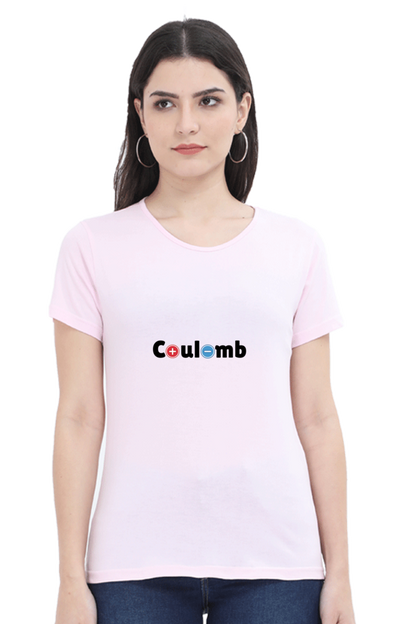 Round Neck Half Sleeve T-Shirt - Coulomb