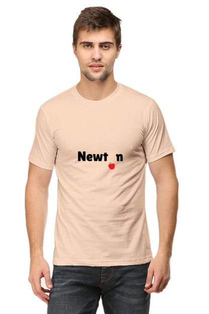 Round Neck Half Sleeve T-Shirt - Newton