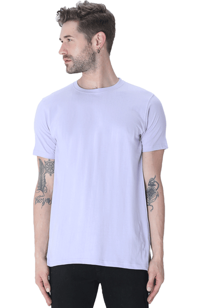 Round Neck Half Sleeve Plain T-Shirt