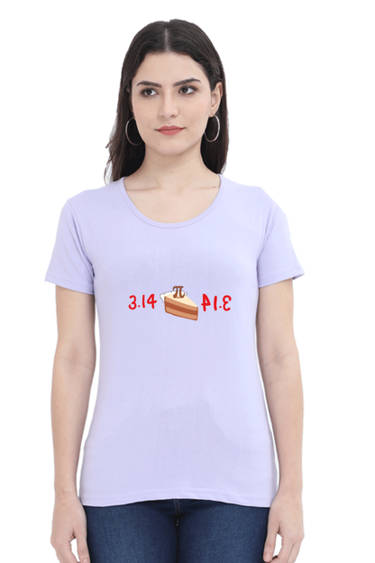 Round Neck Half Sleeve T-Shirt - Pi or Pie