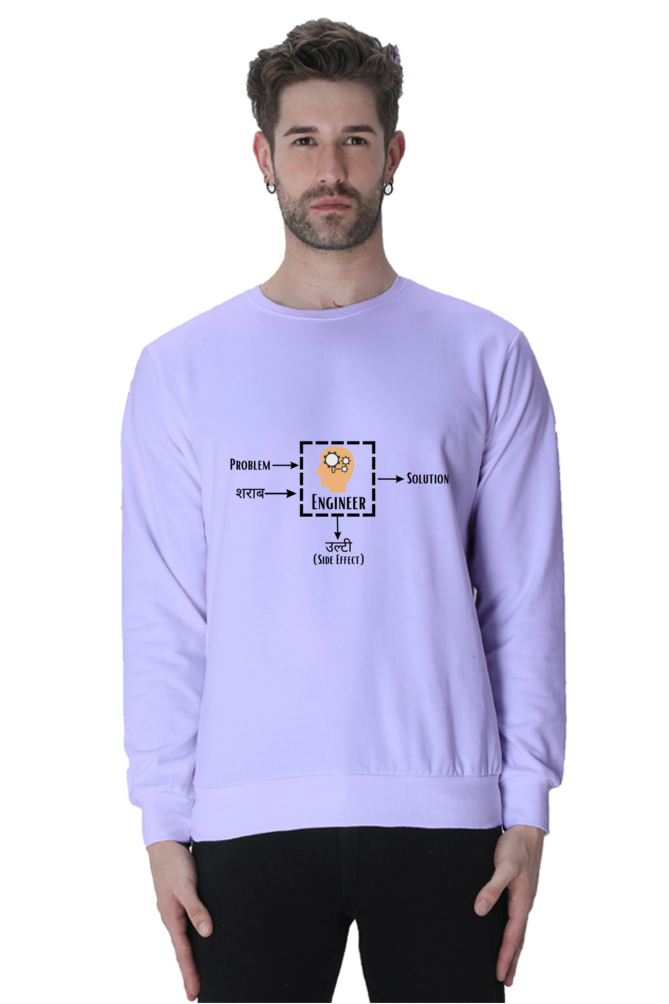 Unisex SweatShirt - Problem + Engineer = Solution