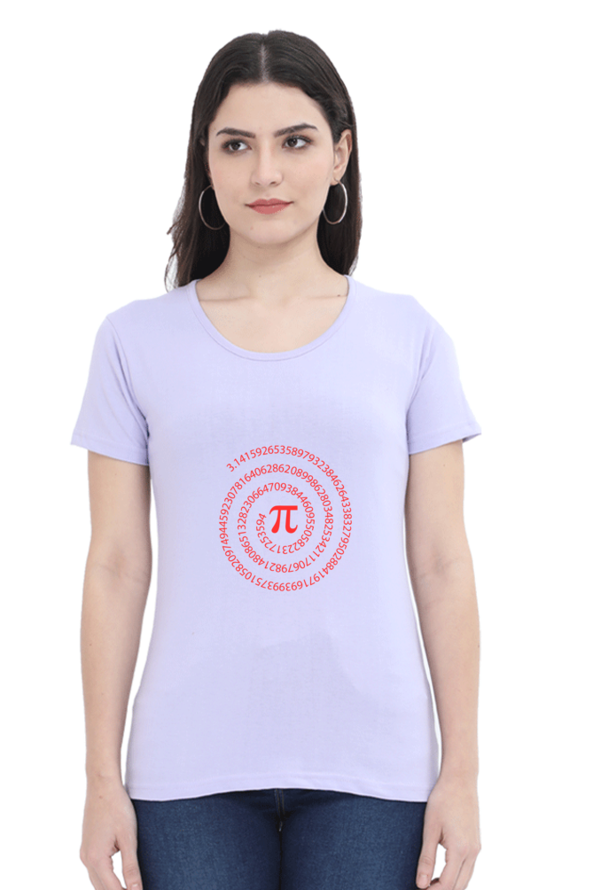 Round Neck Half Sleeve T-Shirt - Pi Number