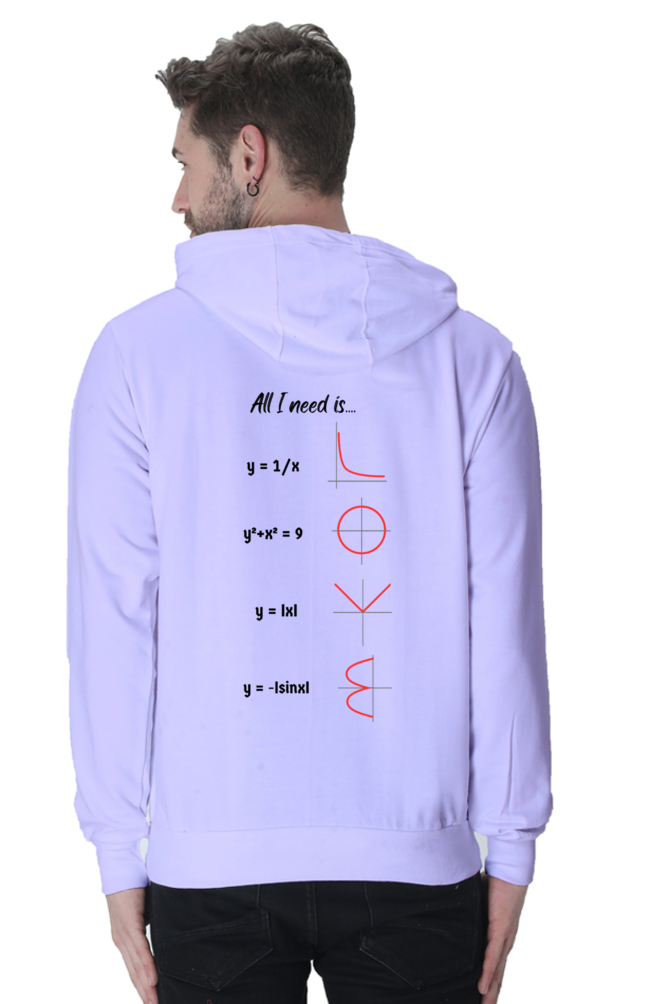 Unisex Hooded SweatShirt Regular Fit - All I Need is Love