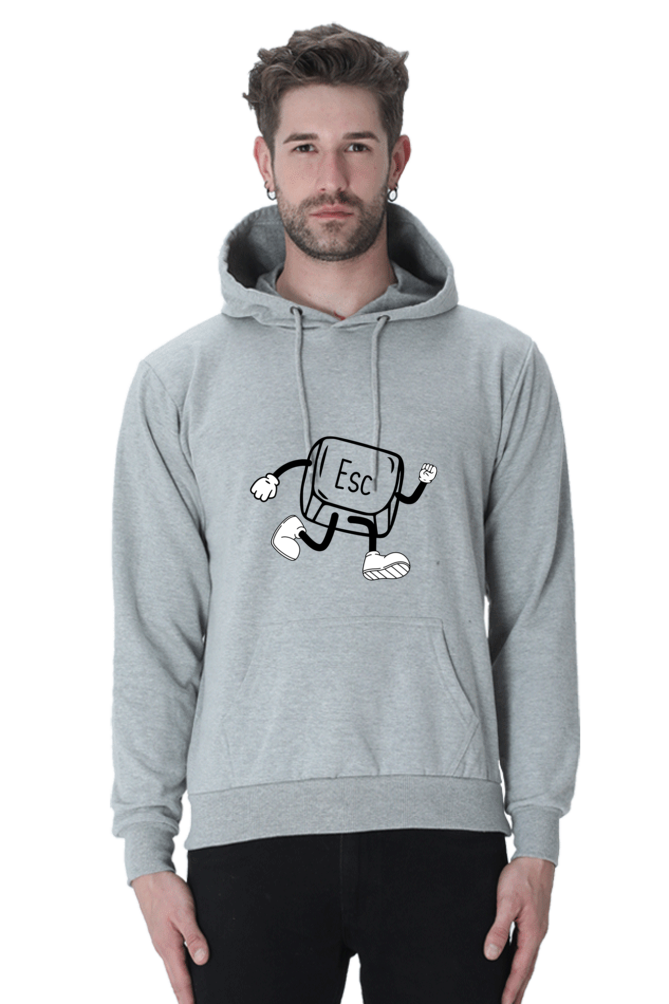 Unisex Hooded SweatShirt - ESC Button (Life Problems)