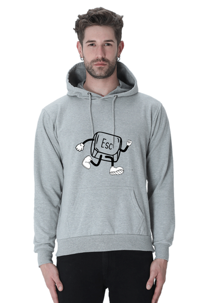 Unisex Hooded SweatShirt - ESC Button (Life Problems)