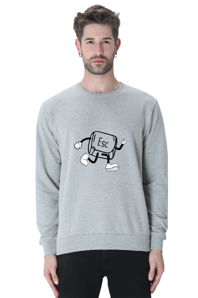 Unisex SweatShirt - ESC Button (Life Problems)