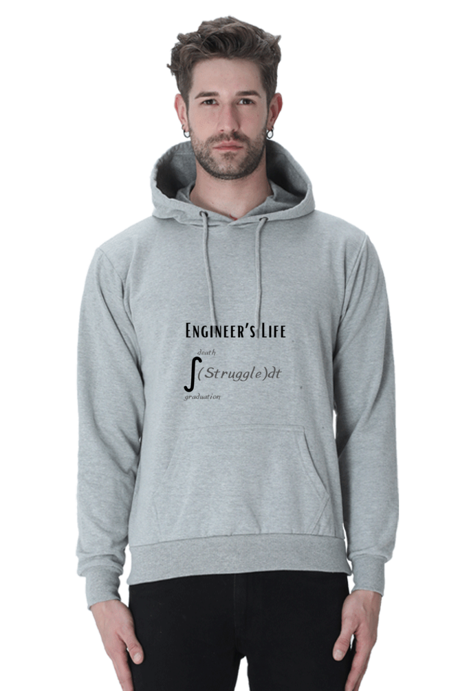 Unisex Hooded SweatShirt - Engineer's Life = Struggle