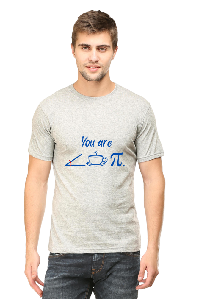 Round Neck Half Sleeve T-Shirt - You are Acutie Pie, Math T-Shirt