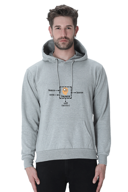 Unisex Hooded SweatShirt - Problem + Engineer = Solution