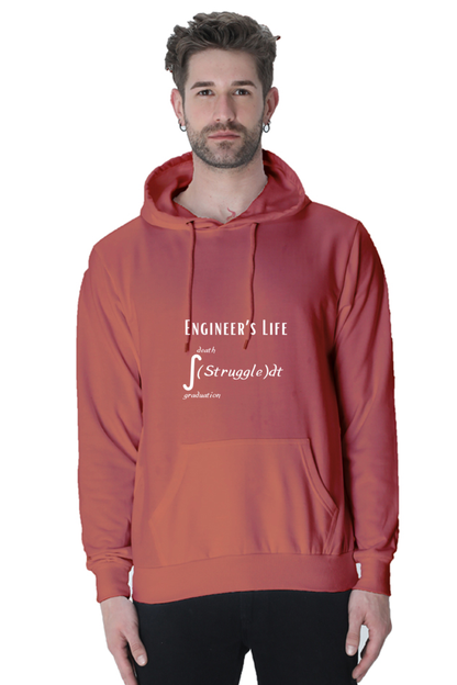 Unisex Hooded SweatShirt - Engineer's Life = Struggle