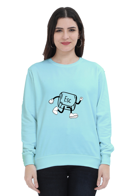 Unisex SweatShirt - ESC Button (Life Problems)