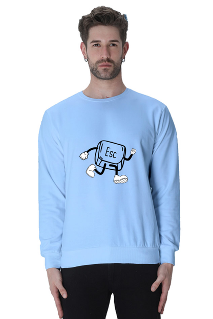 Unisex SweatShirt - ESC Button (Life Problems)