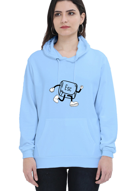 Unisex Hooded SweatShirt - ESC Button (Life Problems)