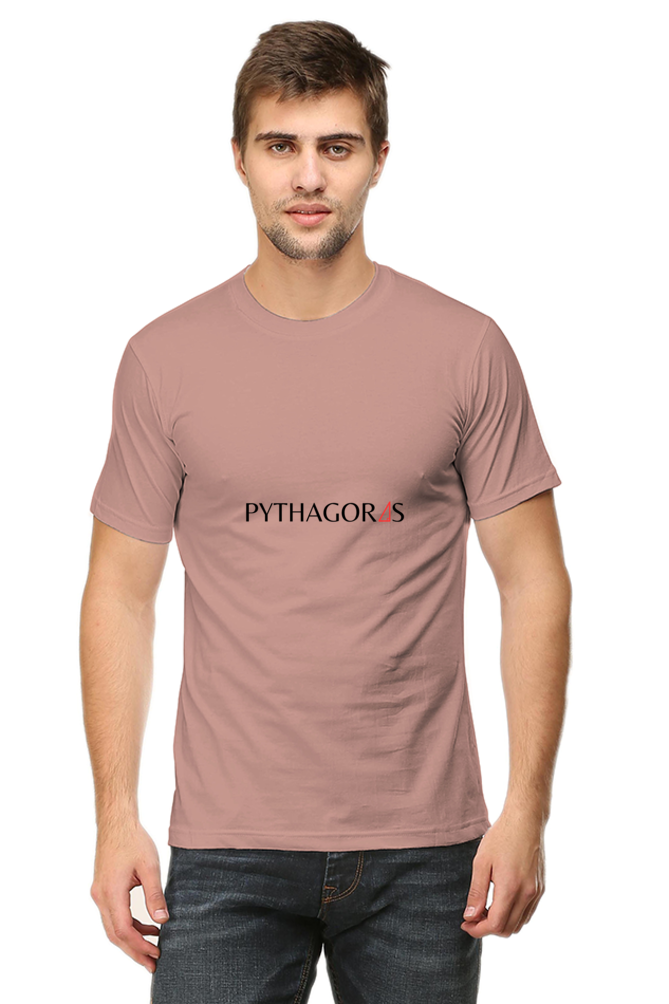 Round Neck Half Sleeve T-Shirt - Pythagoras Theorem