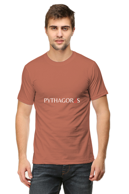 Round Neck Half Sleeve T-Shirt - Pythagoras Theorem