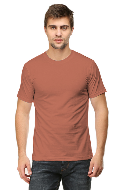 Round Neck Half Sleeve Plain T-Shirt