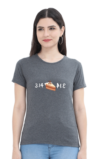 Round Neck Half Sleeve T-Shirt - Pi or Pie