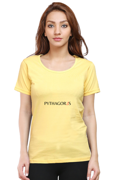 Round Neck Half Sleeve T-Shirt - Pythagoras Theorem