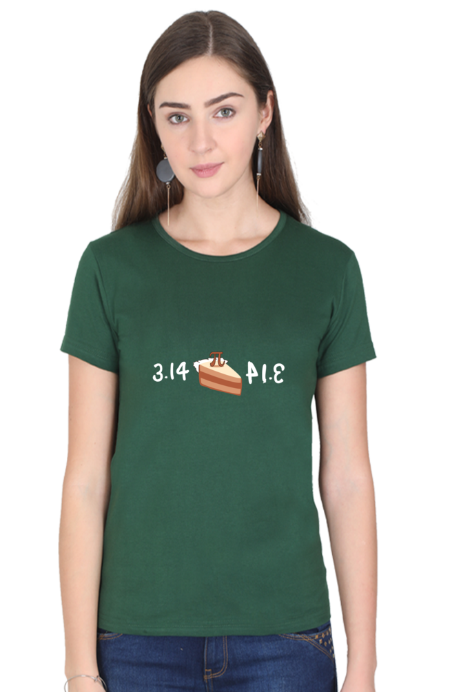 Round Neck Half Sleeve T-Shirt - Pi or Pie