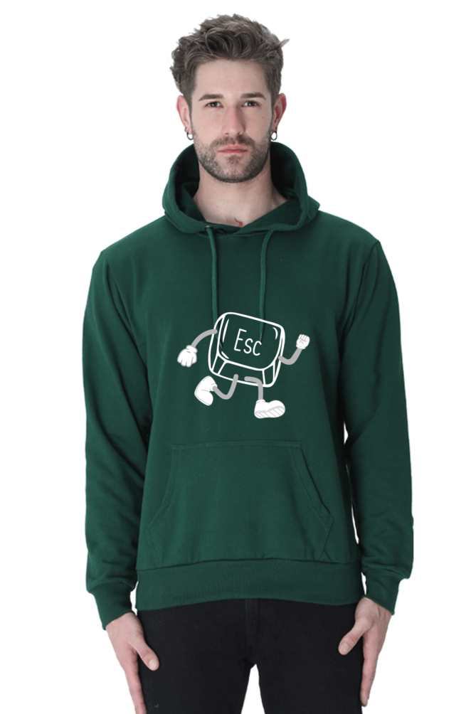 Unisex Hooded SweatShirt - ESC Button (Life Problems)