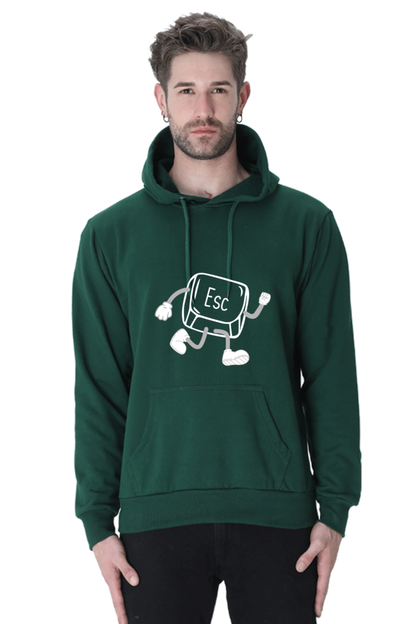 Unisex Hooded SweatShirt - ESC Button (Life Problems)