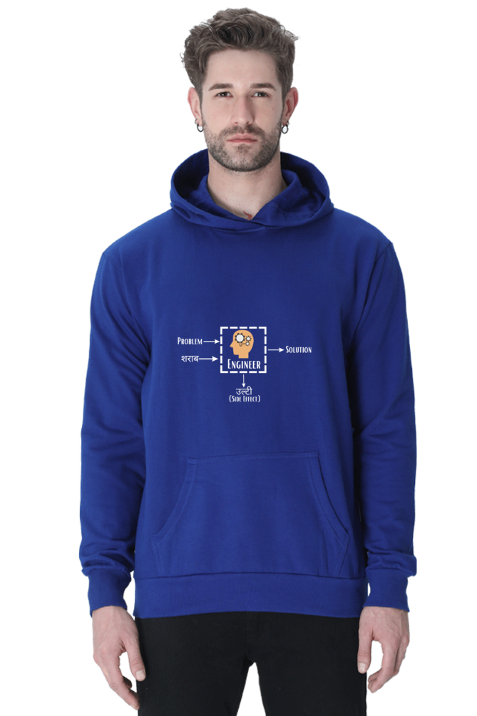 Unisex Hooded SweatShirt - Problem + Engineer = Solution