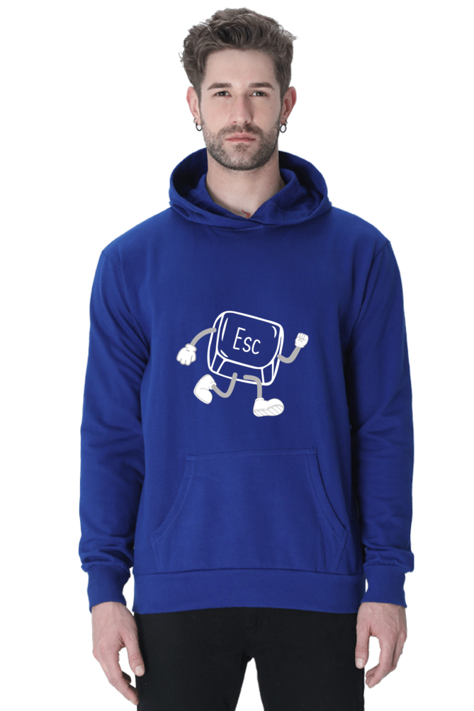 Unisex Hooded SweatShirt - ESC Button (Life Problems)