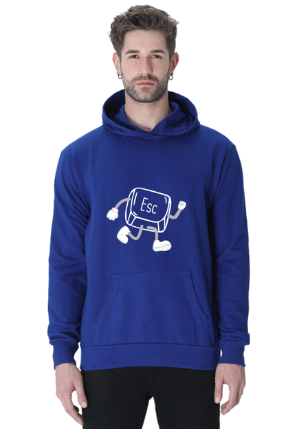 Unisex Hooded SweatShirt - ESC Button (Life Problems)