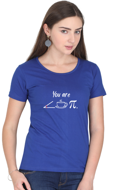 Round Neck Half Sleeve T-Shirt - You are Acutie Pie